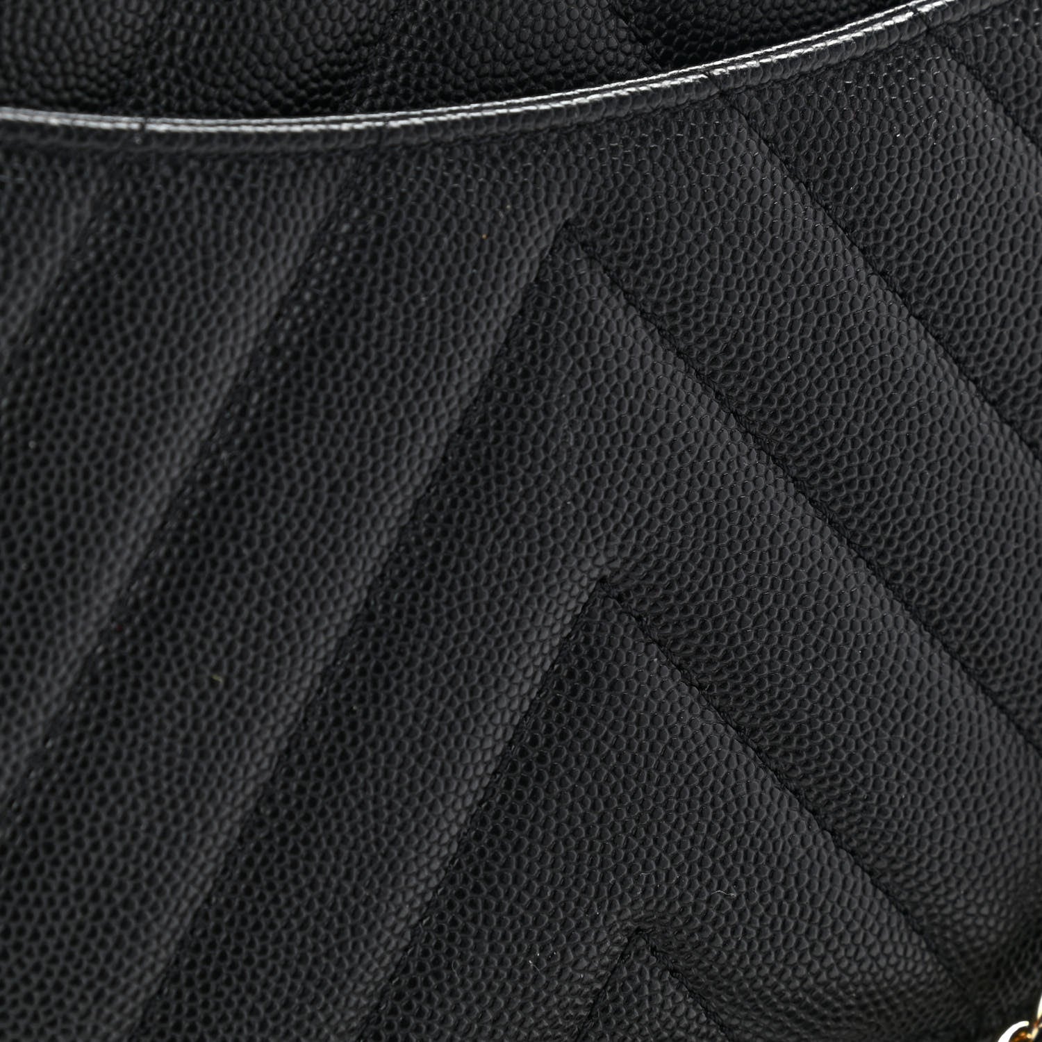 Chanel Caviar Chevron Quilted Small Coco Handle Flap Black 10 of 11