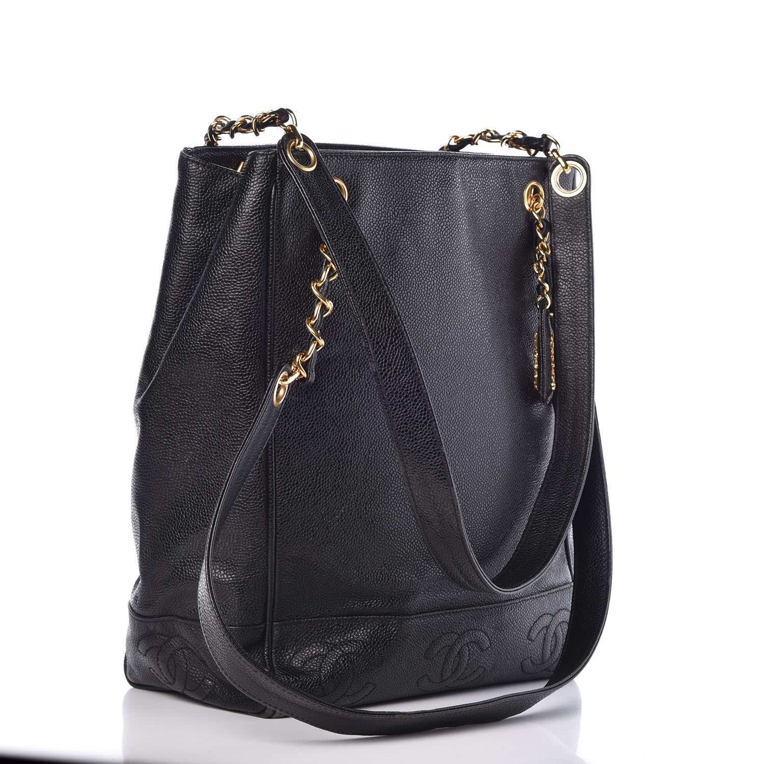 Chanel Caviar Shoulder Bag Black 3 of 35