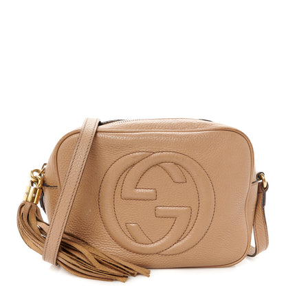 Gucci Pebbled Calfskin Small Soho Disco Bag Camelia 1 of 14