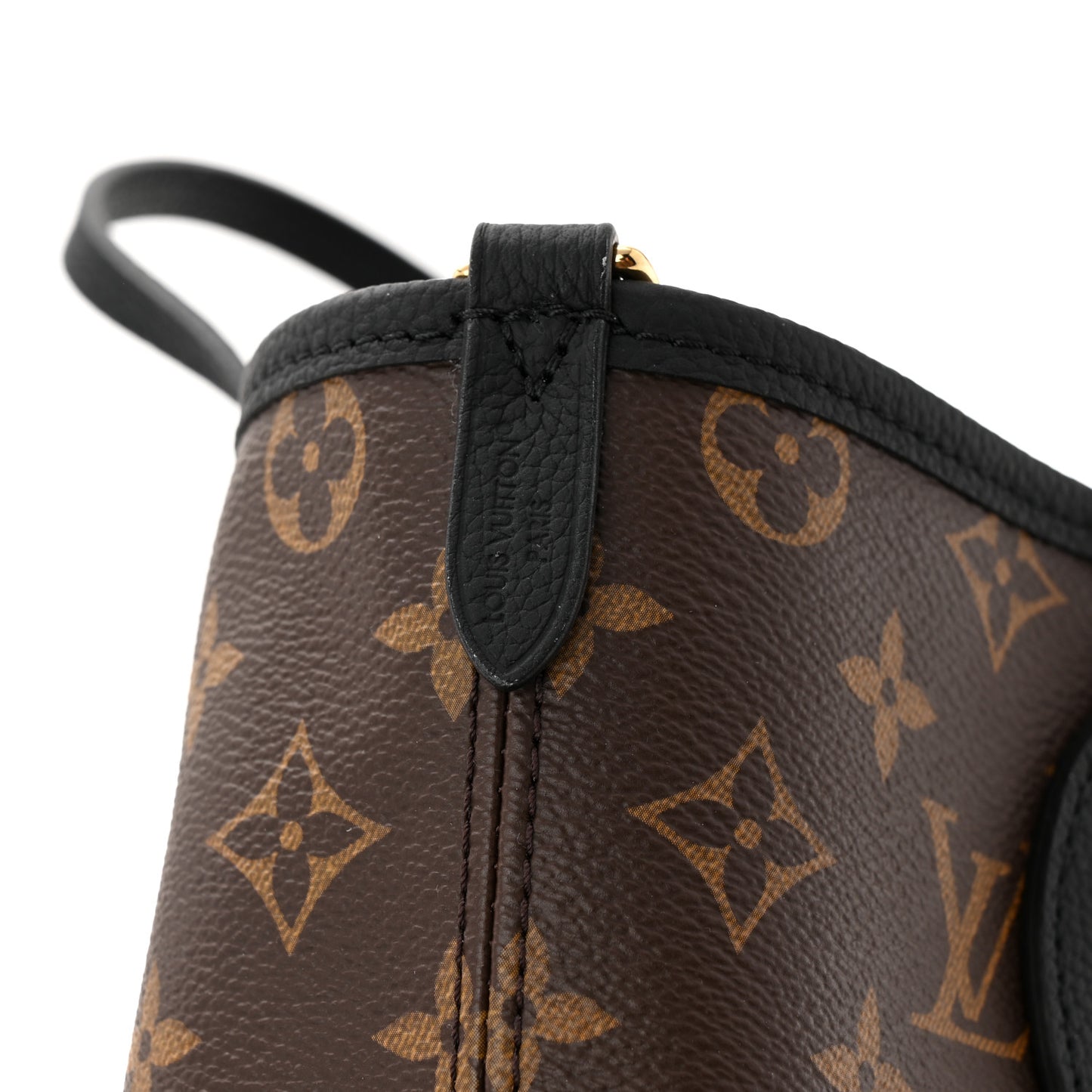 Monogram Neverfull Inside Out Bandouliere BB Black