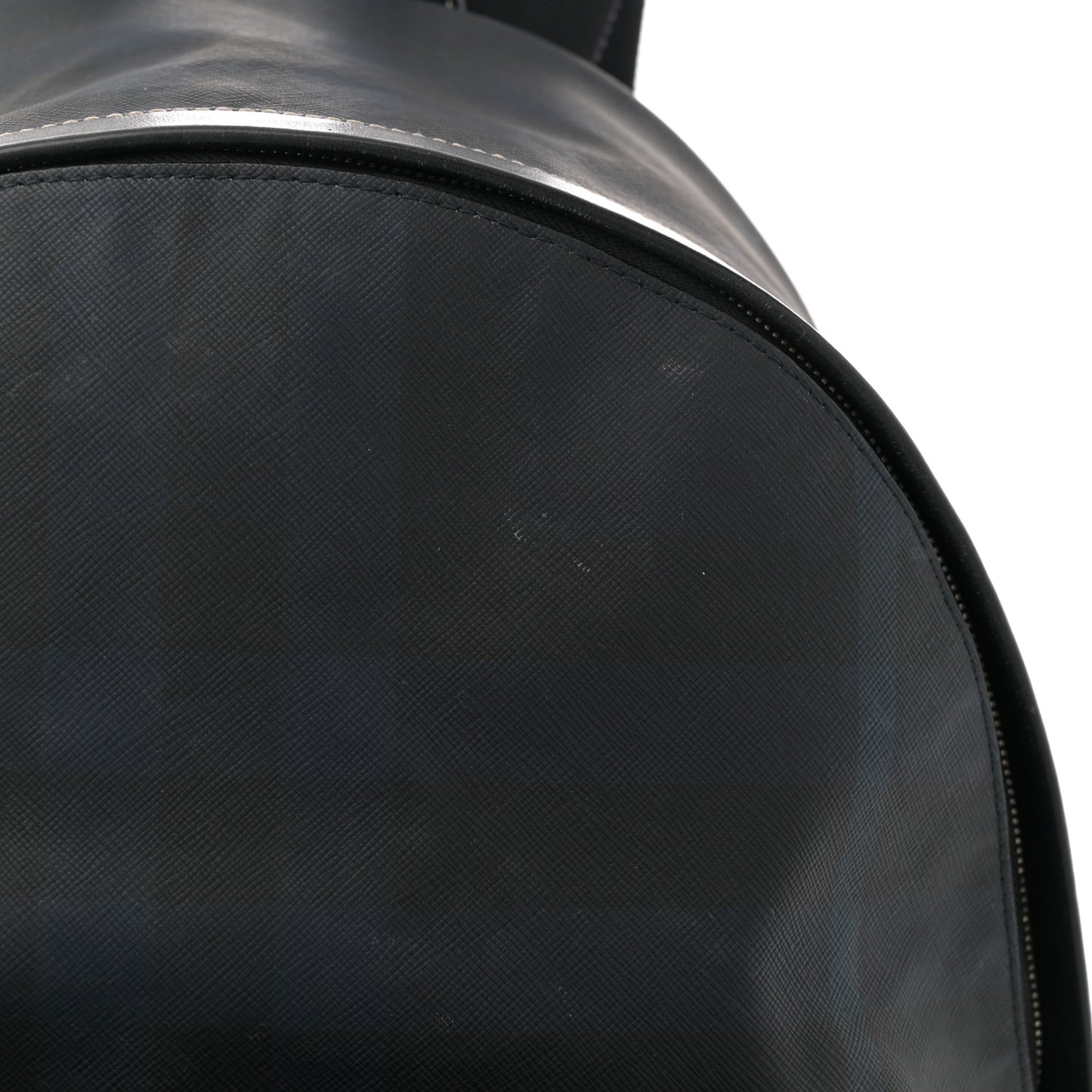 E-Canvas Check Jett Backpack Navy Blue