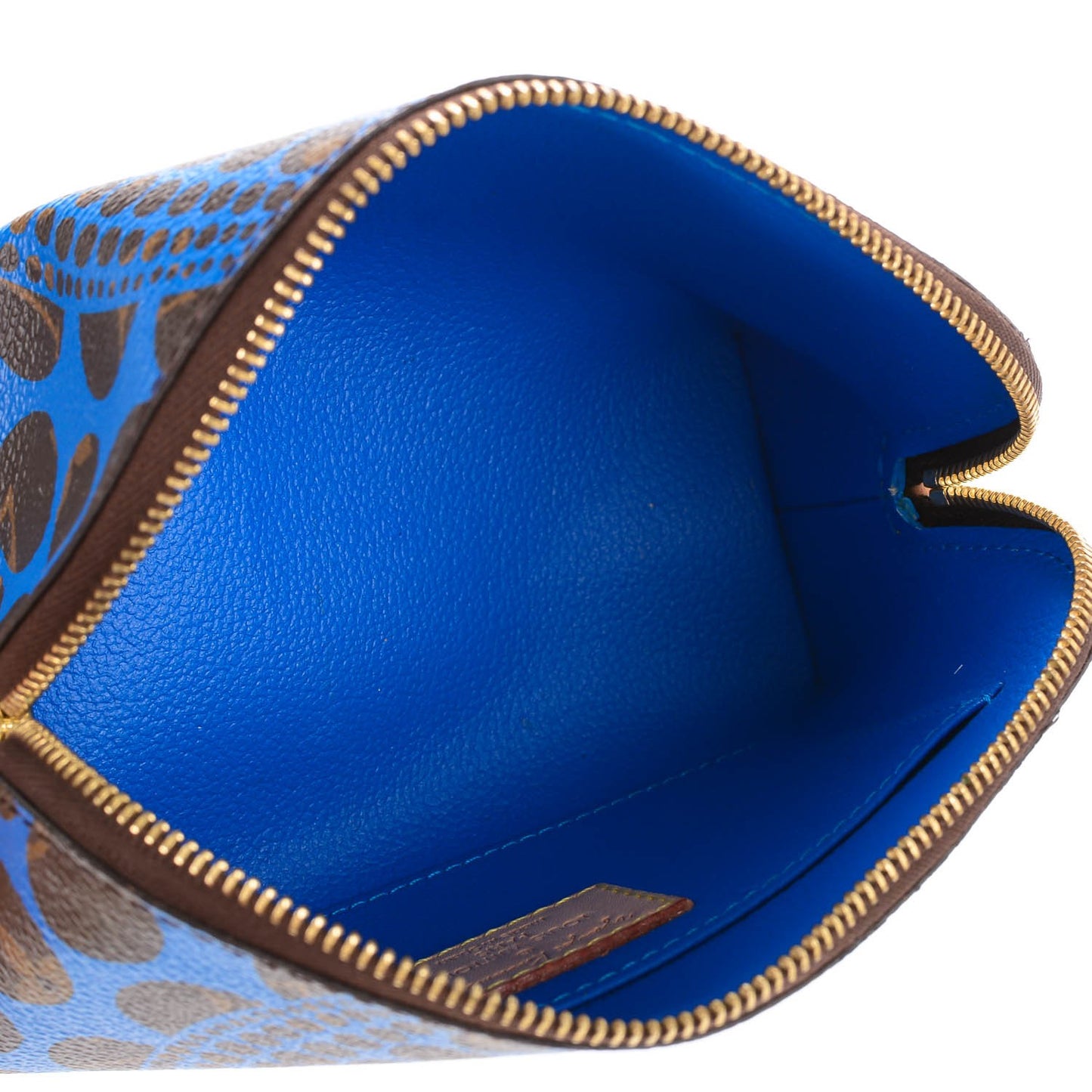 Monogram Kusama Pumpkin Dots Cosmetic Pouch Blue