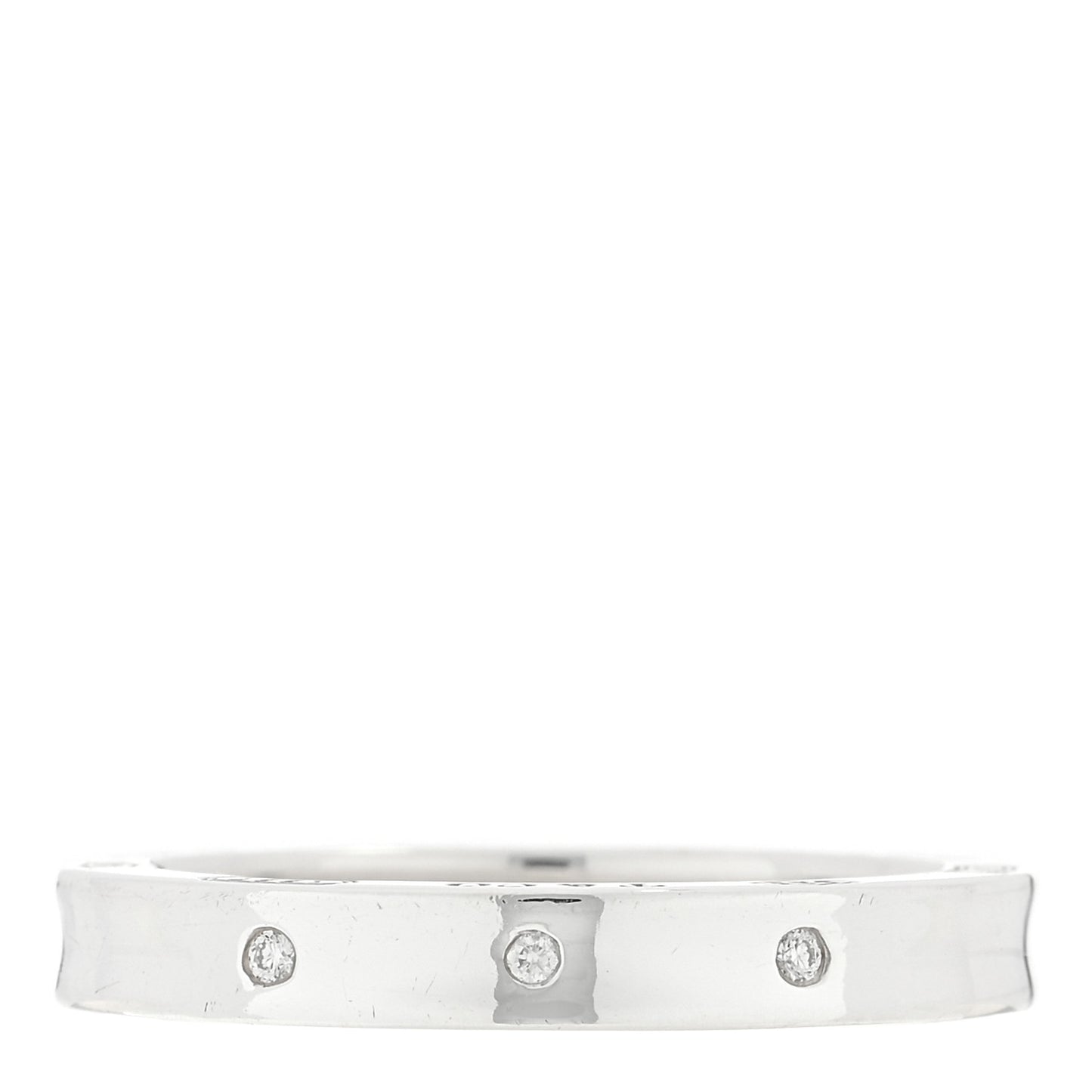 Sterling Silver 3 Diamond 1837 Ring 48 4.5