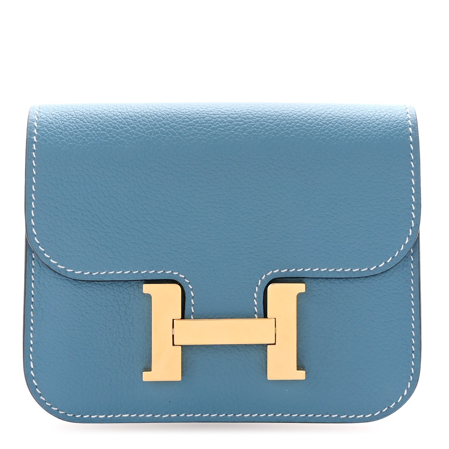 Evercolor Constance Slim Wallet Blue Jean