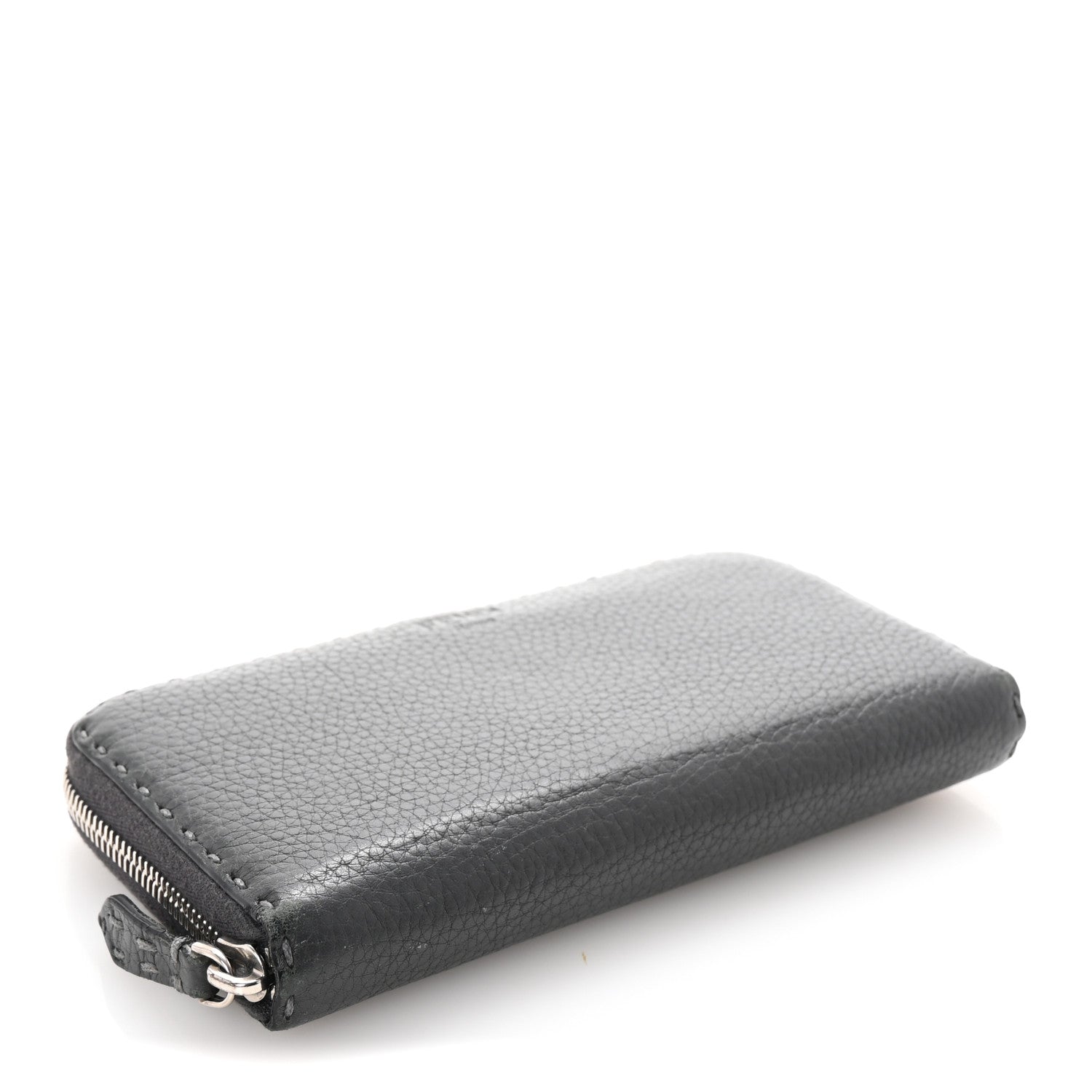 Fendi Cuoio Romano Selleria Zip Around Wallet Argilla 4 of 9