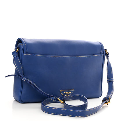 Prada City Calf Cinghiale Crossbody Bag Royal 2 of 12