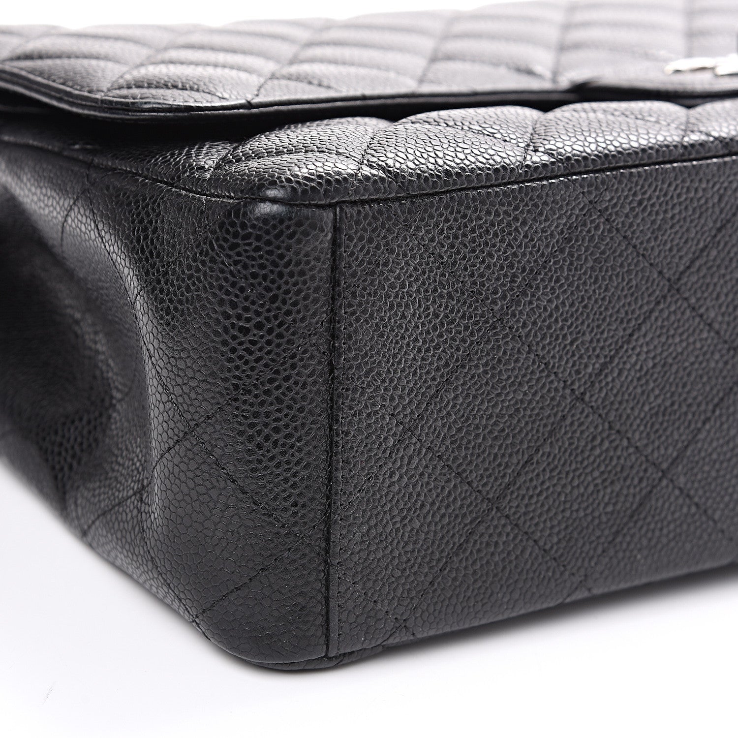 Chanel Caviar Quilted Maxi Double Flap Black 8 of 13