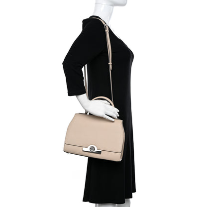 Moynat Taurillon Blush Rejane PM Tourterelle 2 of 9