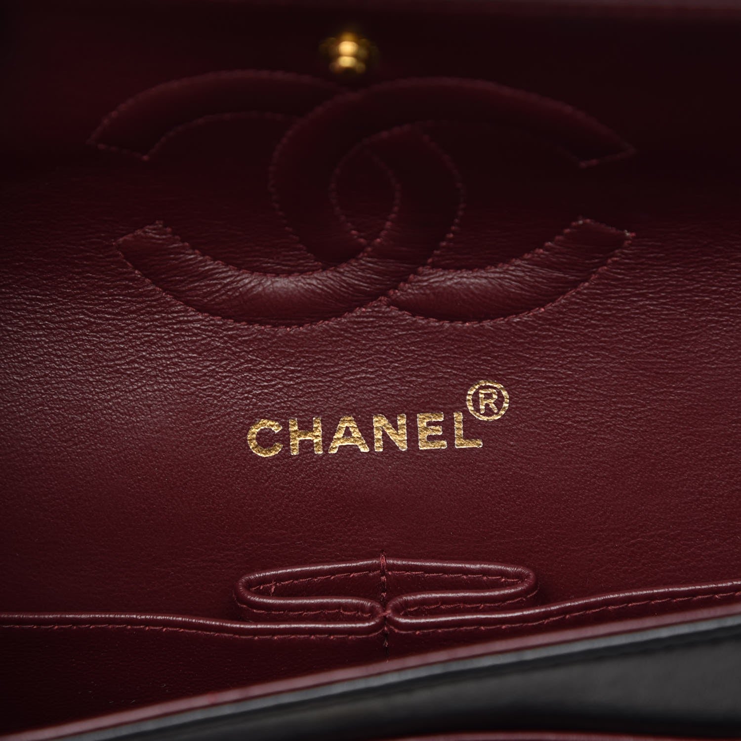 Chanel Lambskin Quilted Medium Double Flap Black 7 of 9