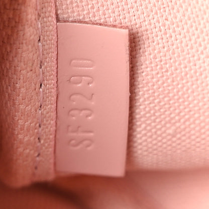 Louis Vuitton Damier Ebene 2020 Christmas Animation Big Wheel Mini Pochette Accessories Rose Ballerine 6 of 9