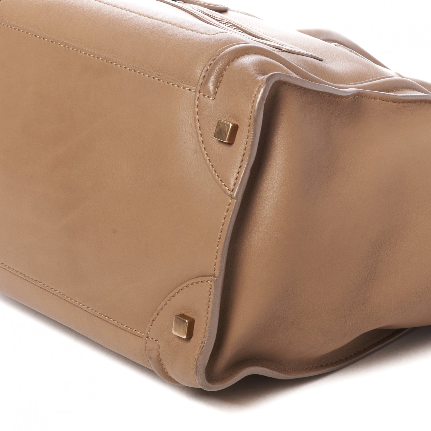 Celine Smooth Calfskin Mini Luggage Dune 4 of 9