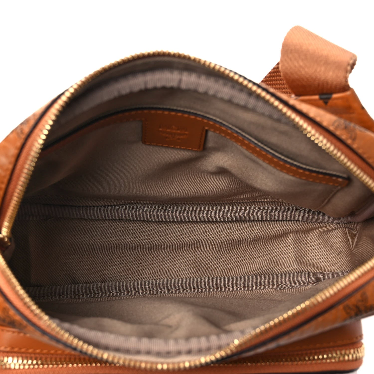 MCM Visetos Klassik Belt Bag Cognac 5 of 8