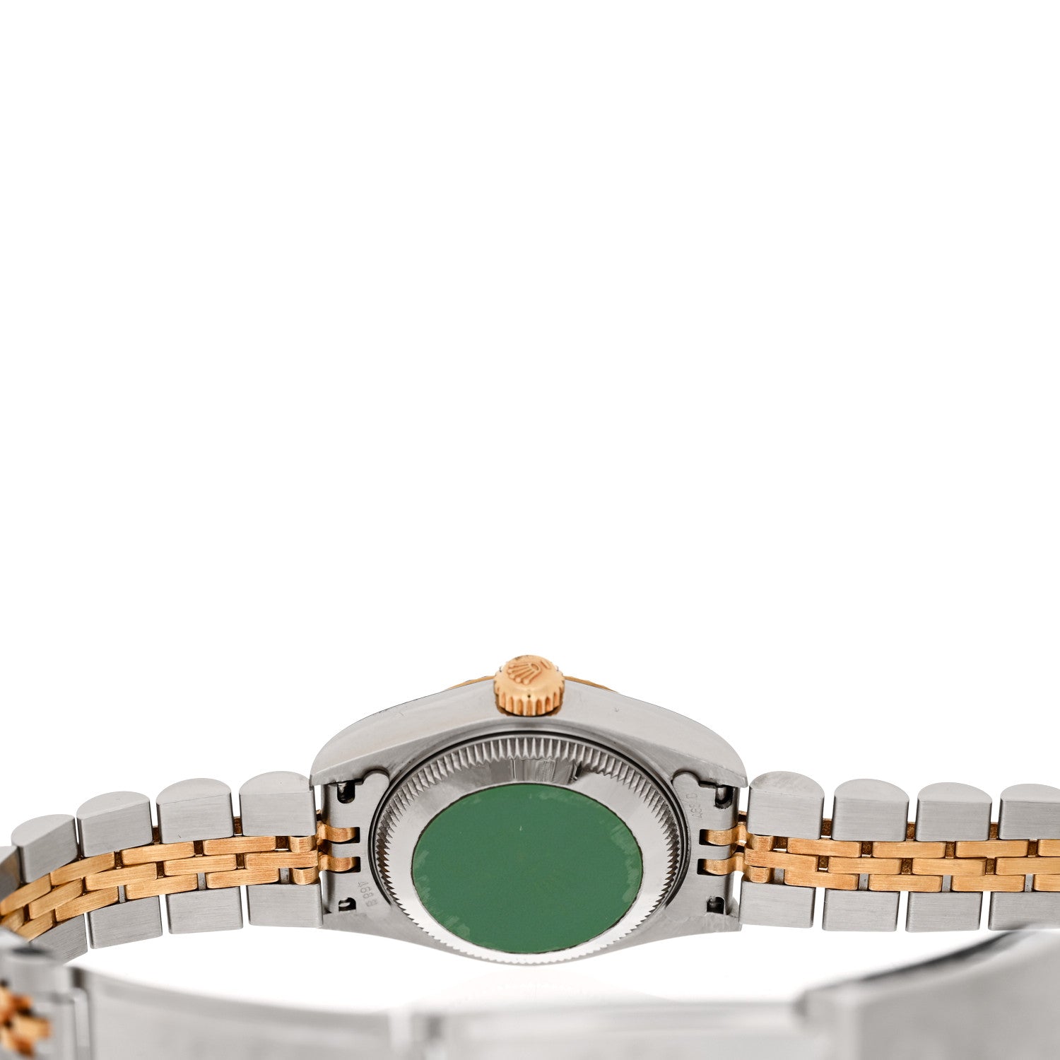 Rolex Stainless Steel 18K Yellow Gold Diamond 26mm Oyster Perpetual Datejust Watch Champagne 69173 4 of 4