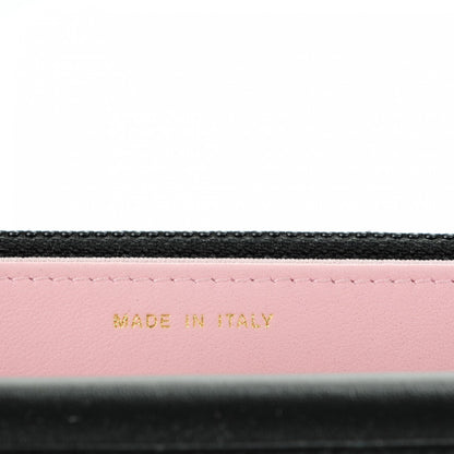 Chanel Lambskin Micro Quilted Wallet On Chain WOC Black 6 of 8
