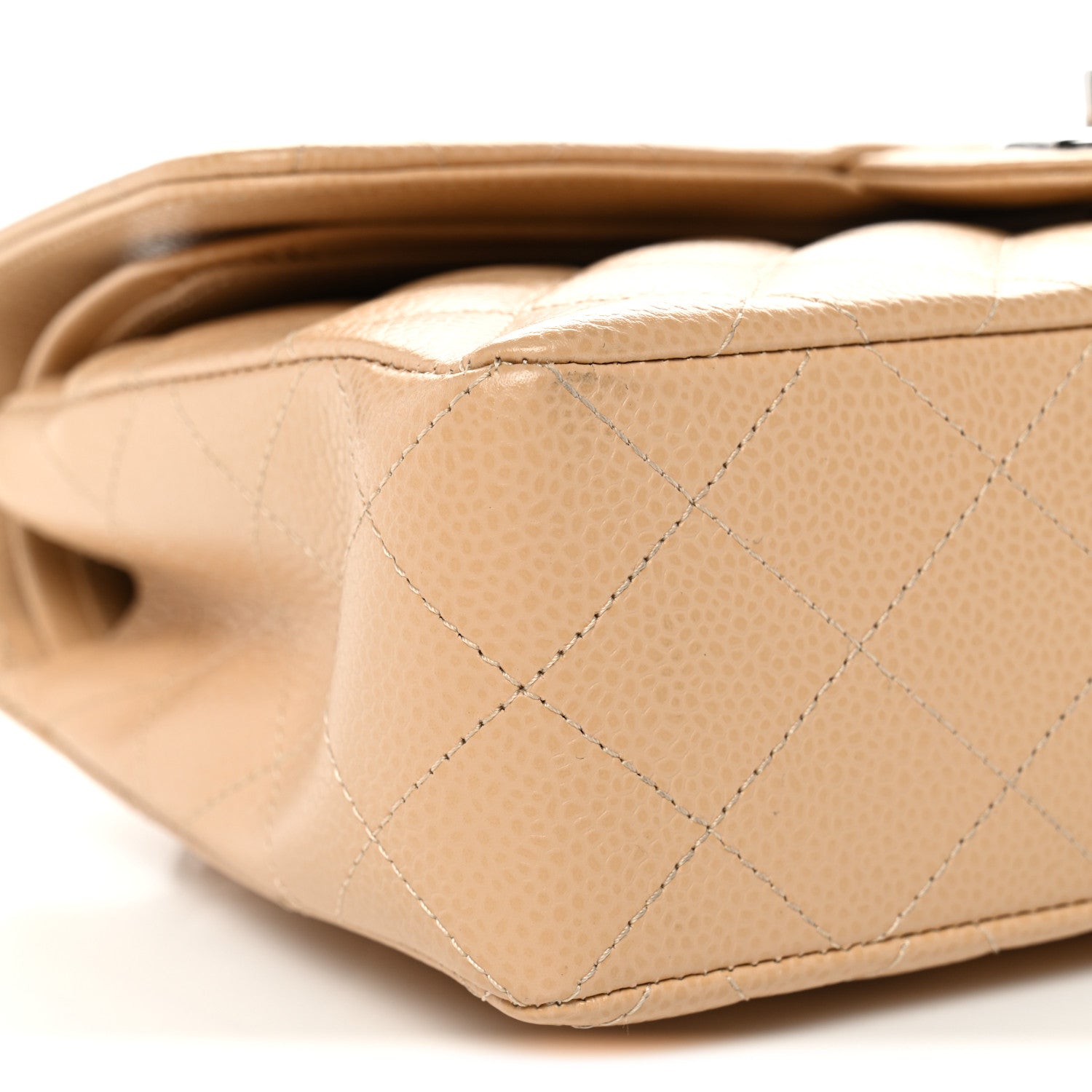 Chanel Caviar Quilted Small Double Flap Beige 9 of 15