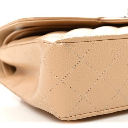Chanel Caviar Quilted Small Double Flap Beige 9 of 15