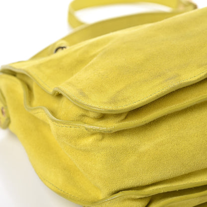 Proenza Schouler Suede Medium PS1 Satchel Citron 16 of 17