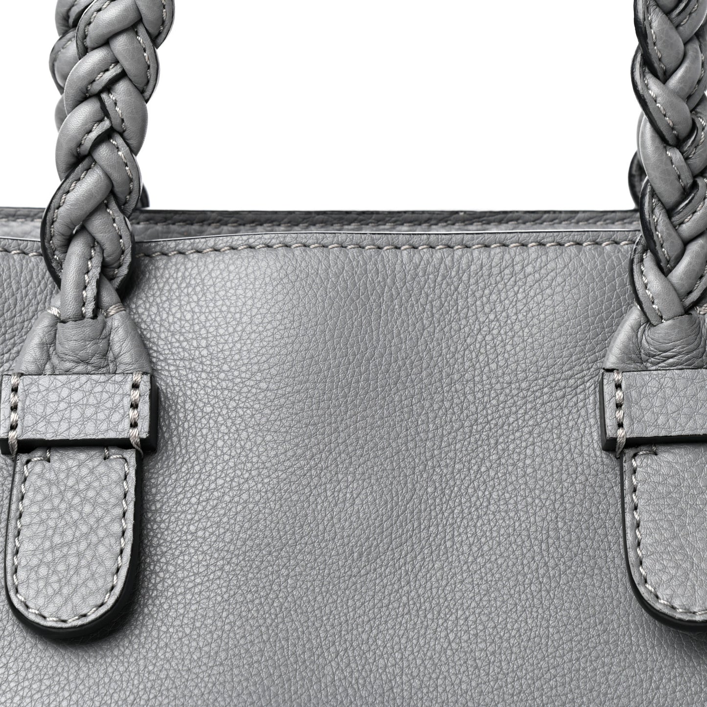 Grained Calfskin Small To Be Cool Tote Grigio Perla