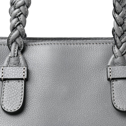 Valentino Garavani Grained Calfskin Small To Be Cool Tote Grigio Perla 10 of 10