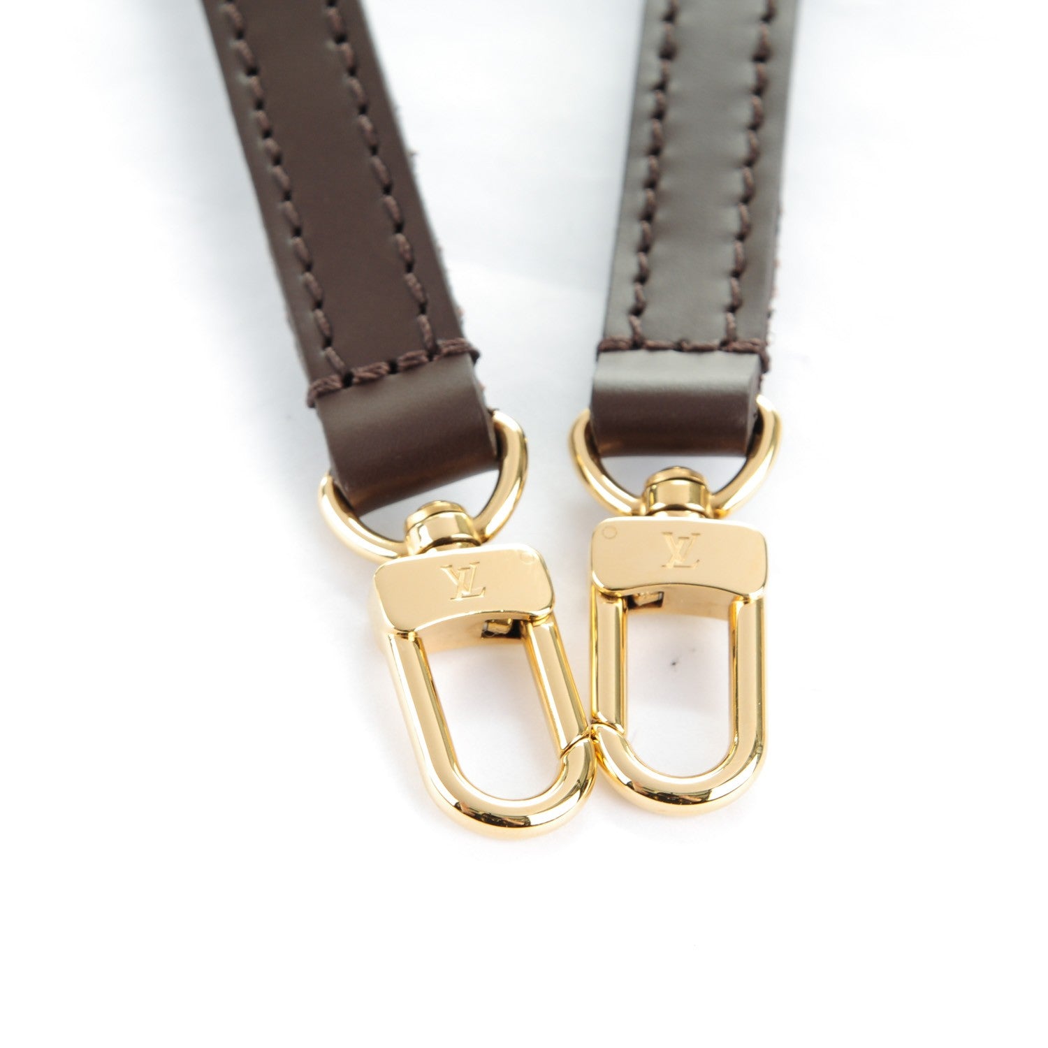 Louis Vuitton Calfskin 12mm Shoulder Strap Brown 3 of 3