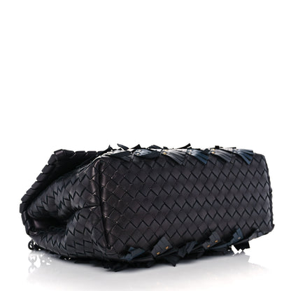 Bottega Veneta Nappa Intrecciato Studded Nodini Bag Black 3 of 10