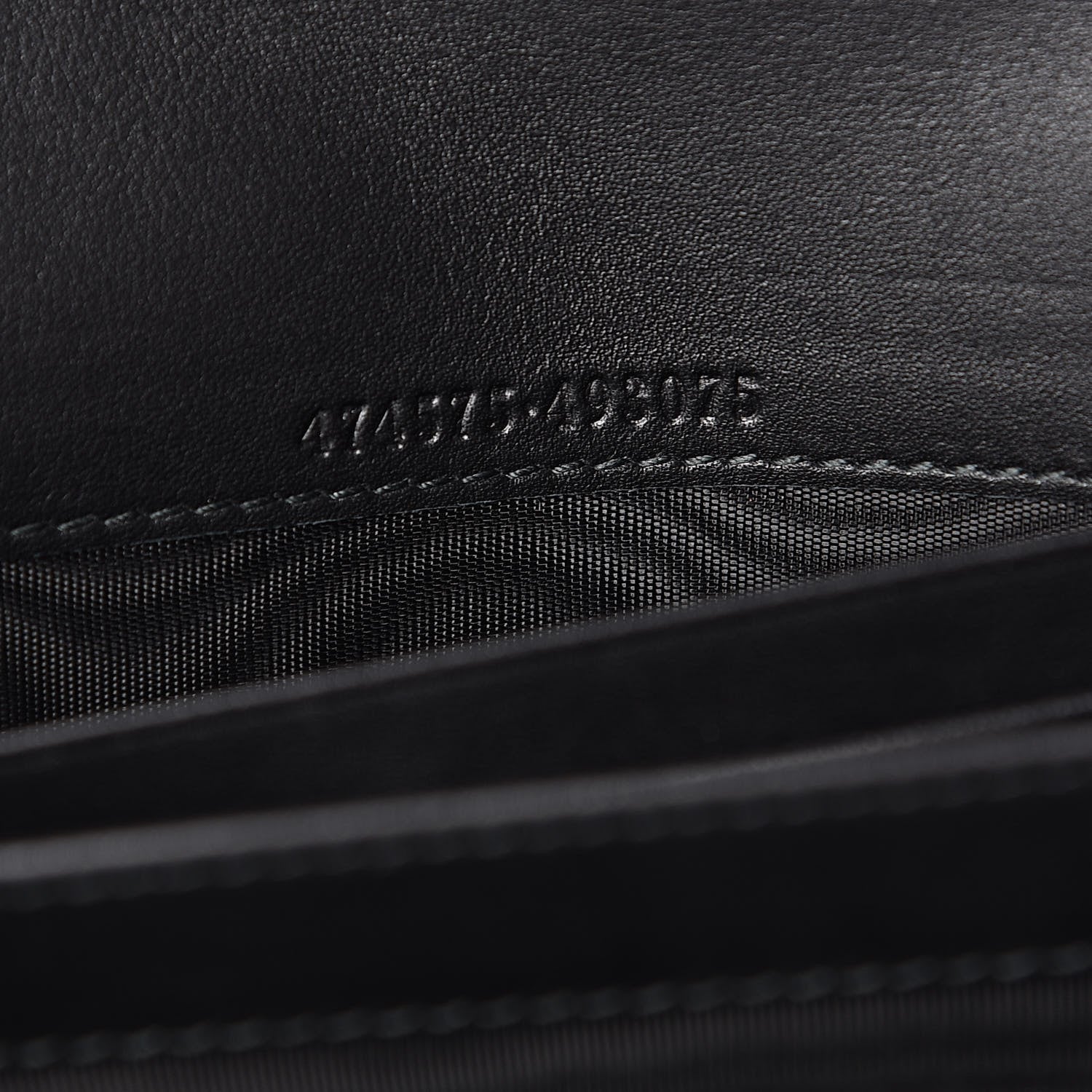 Gucci Velvet Matelasse GG Marmont Chain Wallet Black 7 of 10