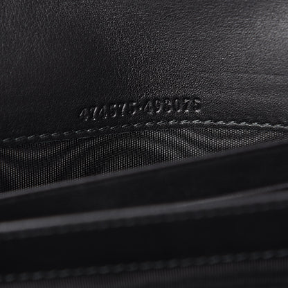 Gucci Velvet Matelasse GG Marmont Chain Wallet Black 7 of 10