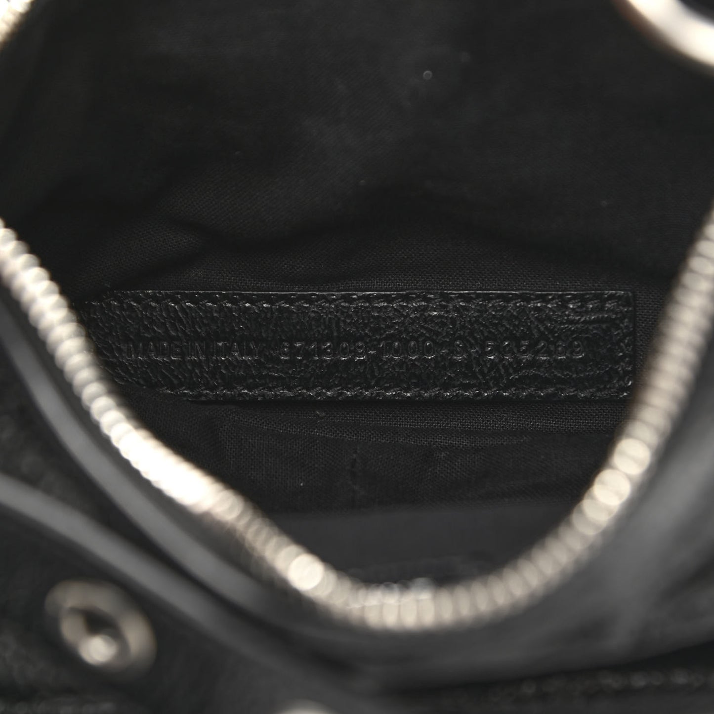 Agneau Arena Le Cagole Shoulder Bag XS Black