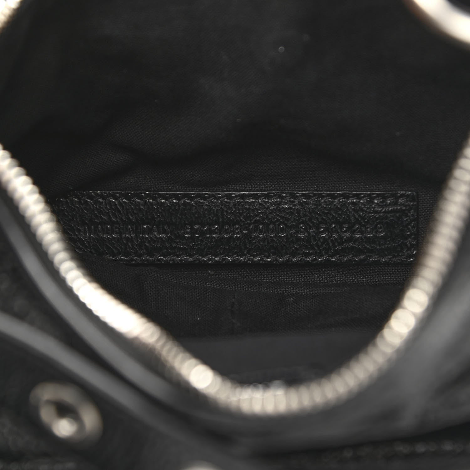 Balenciaga Agneau Arena Le Cagole Shoulder Bag XS Black 7 of 10