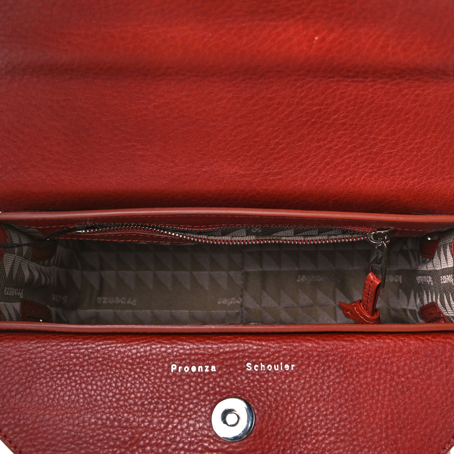 Calfskin Mini PS11 Classic Shoulder Bag Saddle