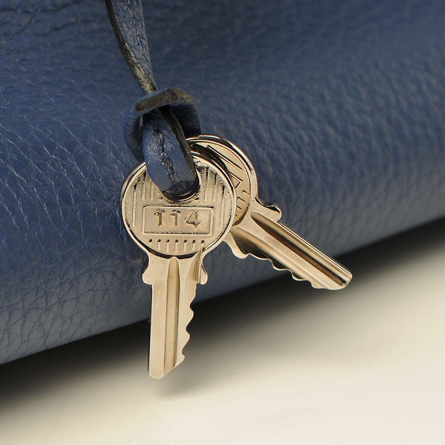 Hermes Taurillon Clemence Horseshoe Birkin 35 Bleu Brighton Blue Jean 10 of 11