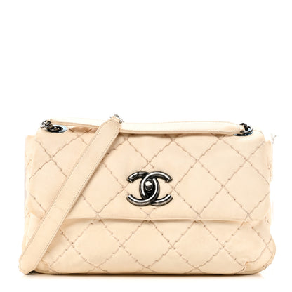 Chanel Calfskin Ultimate Stitch Flap White 1 of 10