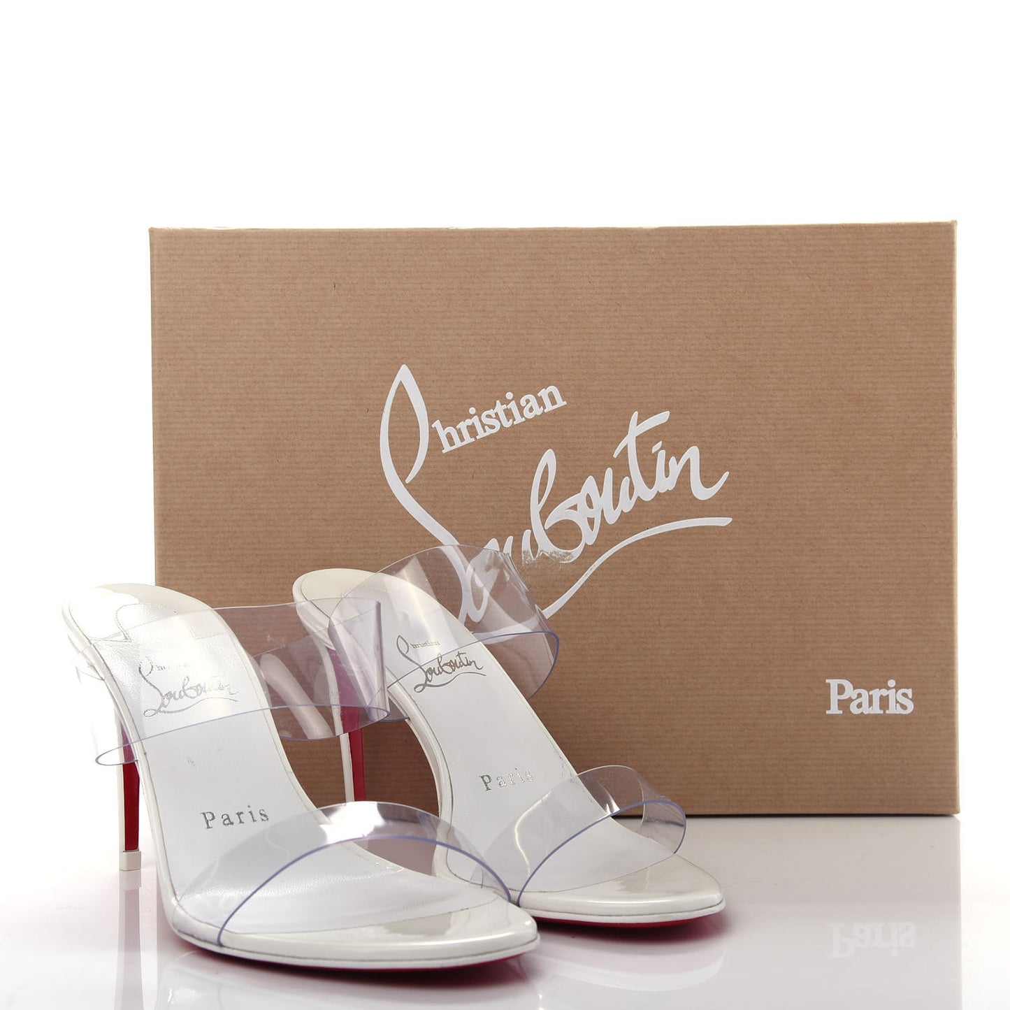 Patent PVC Just Nothing 85 Slide Sandals 36.5 White