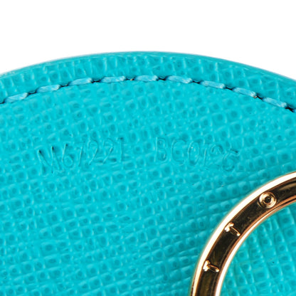 Louis Vuitton Monogram Illustre V Bag Charm Key Ring Turquoise 4 of 5