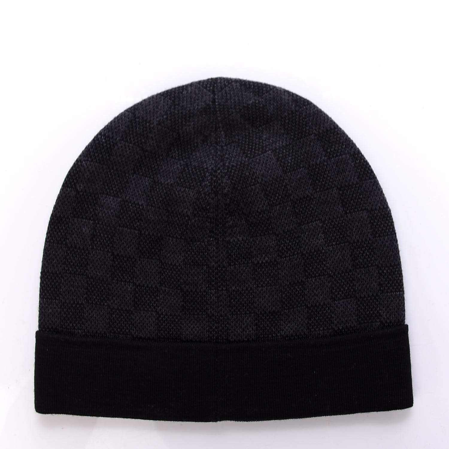 Louis Vuitton Wool Petit Damier Hat NM Graphite 2 of 4