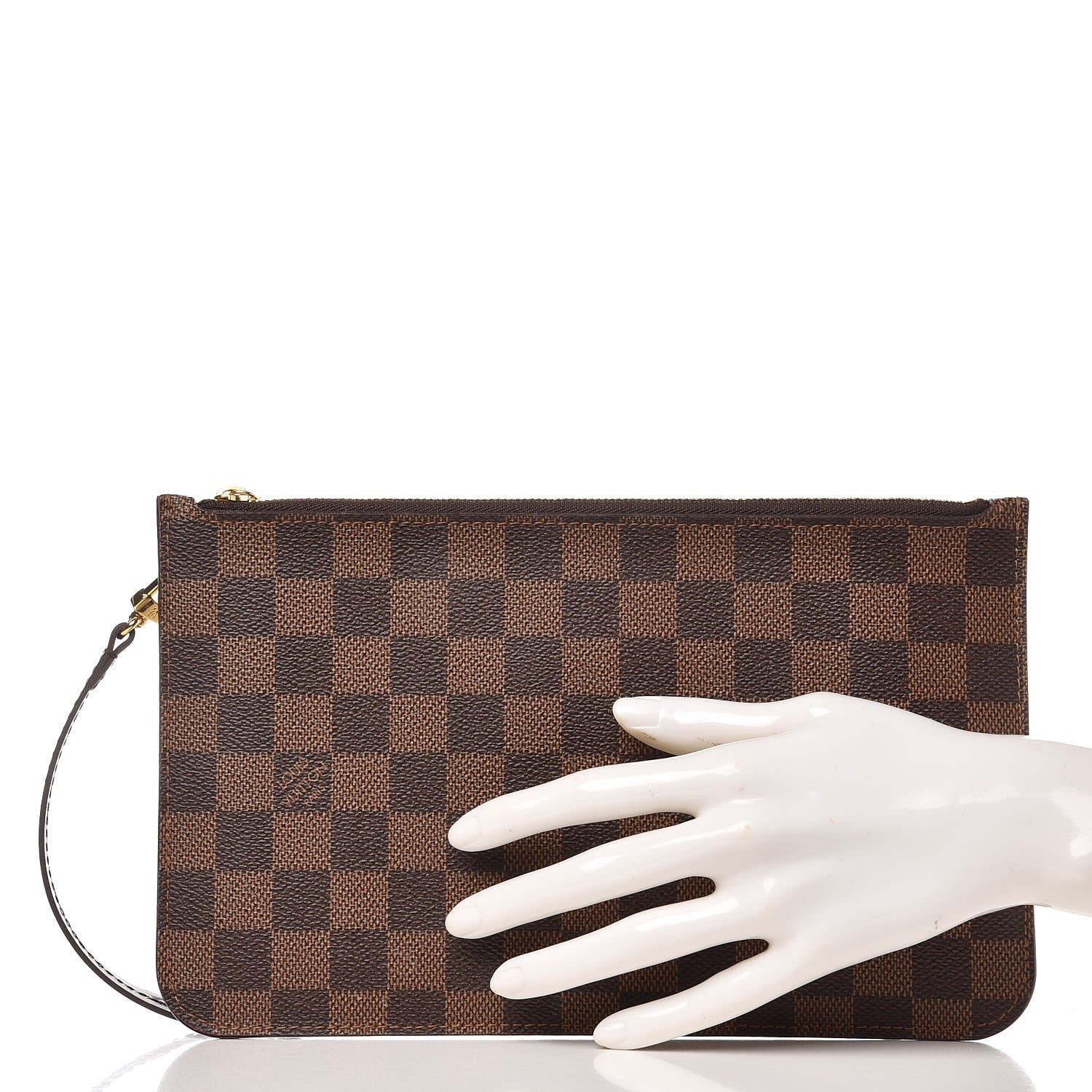 Louis Vuitton Damier Ebene Neverfull MM GM Pochette 2 of 8
