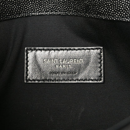 Saint Laurent Grain De Poudre Uptown Pouch Black 6 of 8