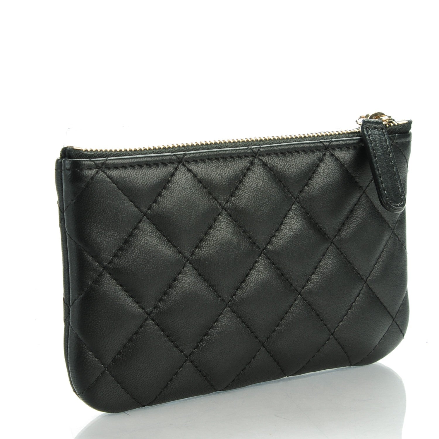 Chanel Lambskin Quilted Casino Coin Purse Black 3 of 7
