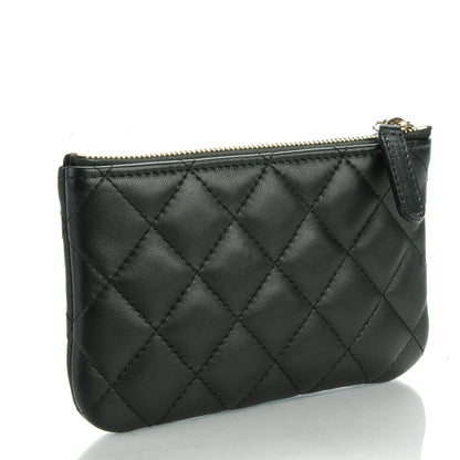 Chanel Lambskin Quilted Casino Coin Purse Black 3 of 7