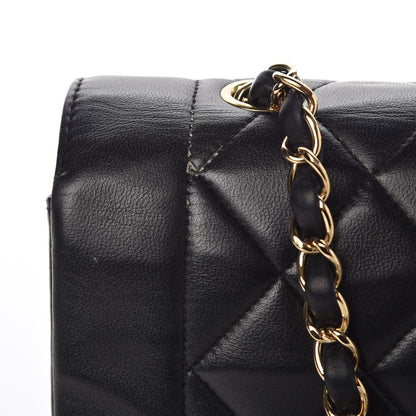 Chanel Lambskin Quilted Small Single Flap Black 9 of 15