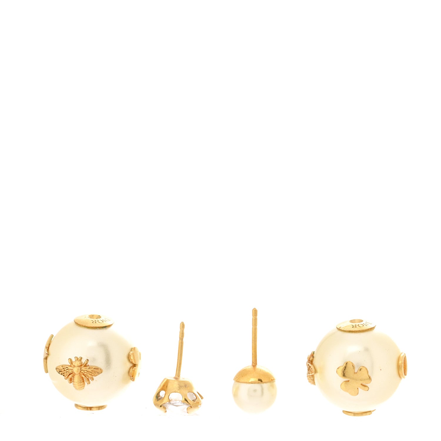Christian Dior Mise En Dior Tribal Crystal Charm Earrings 3 of 5
