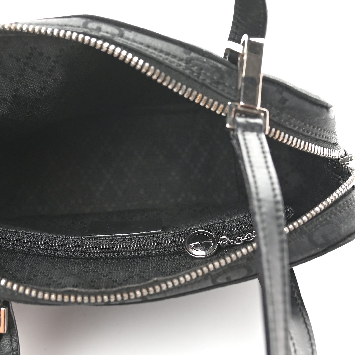 Nylon Monogram Tote Bag Black