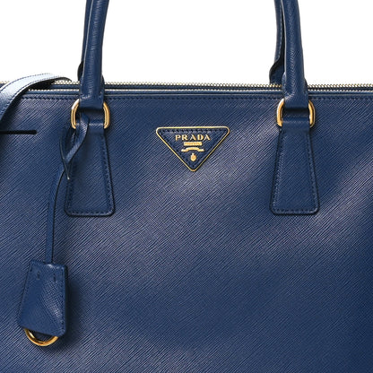 Prada Saffiano Lux Medium Tote Bluette 8 of 10
