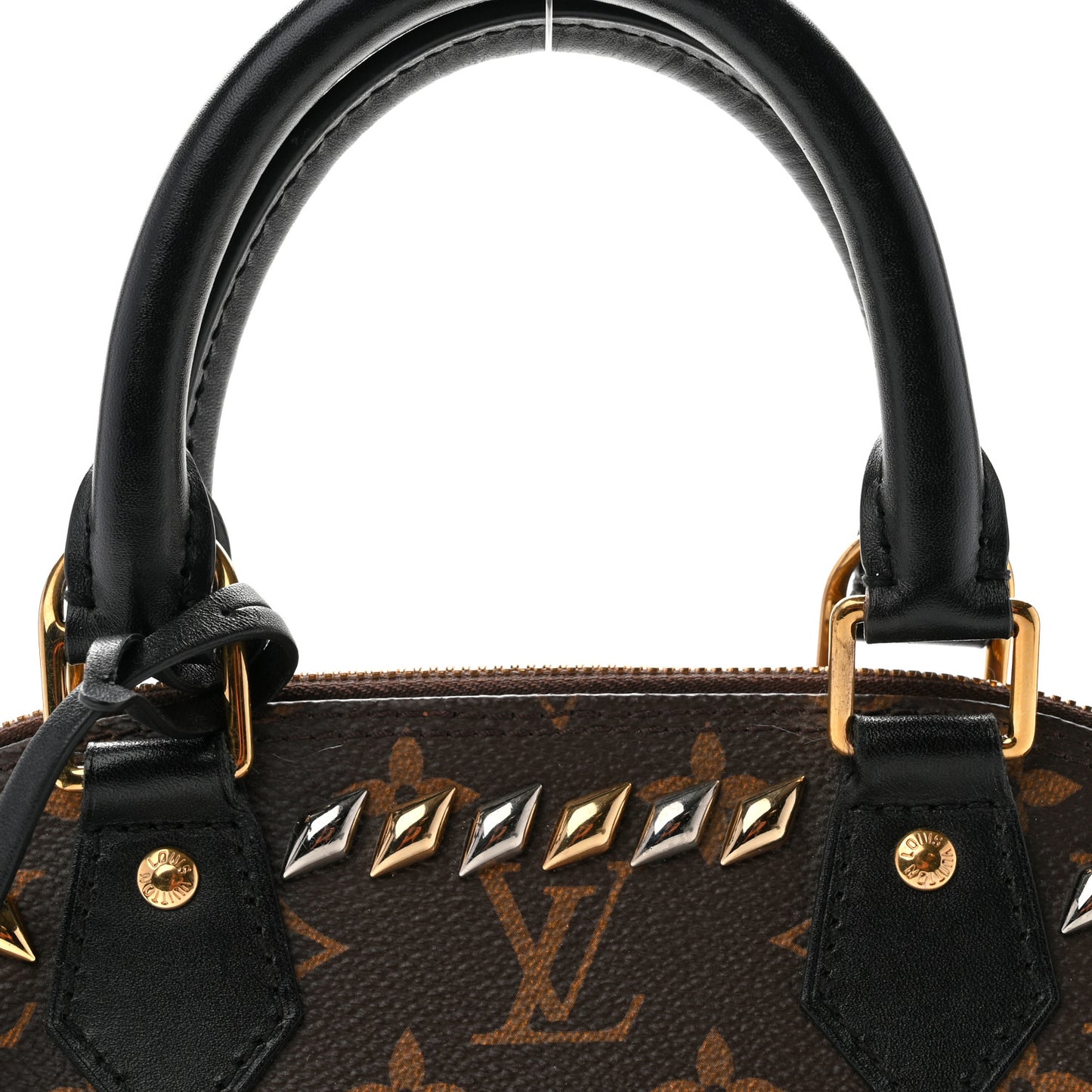 Monogram Macassar Studded Alma BB