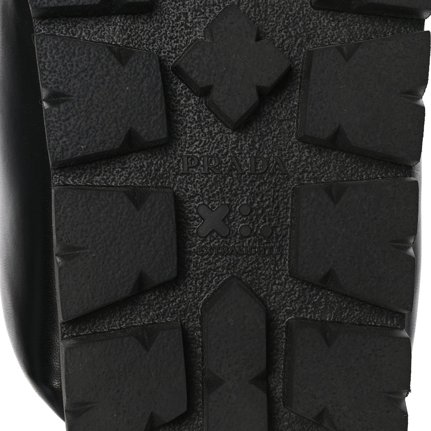 Nappa Soft Padded Metal Triangle Logo Lug Sole 20mm Mules 39 Black