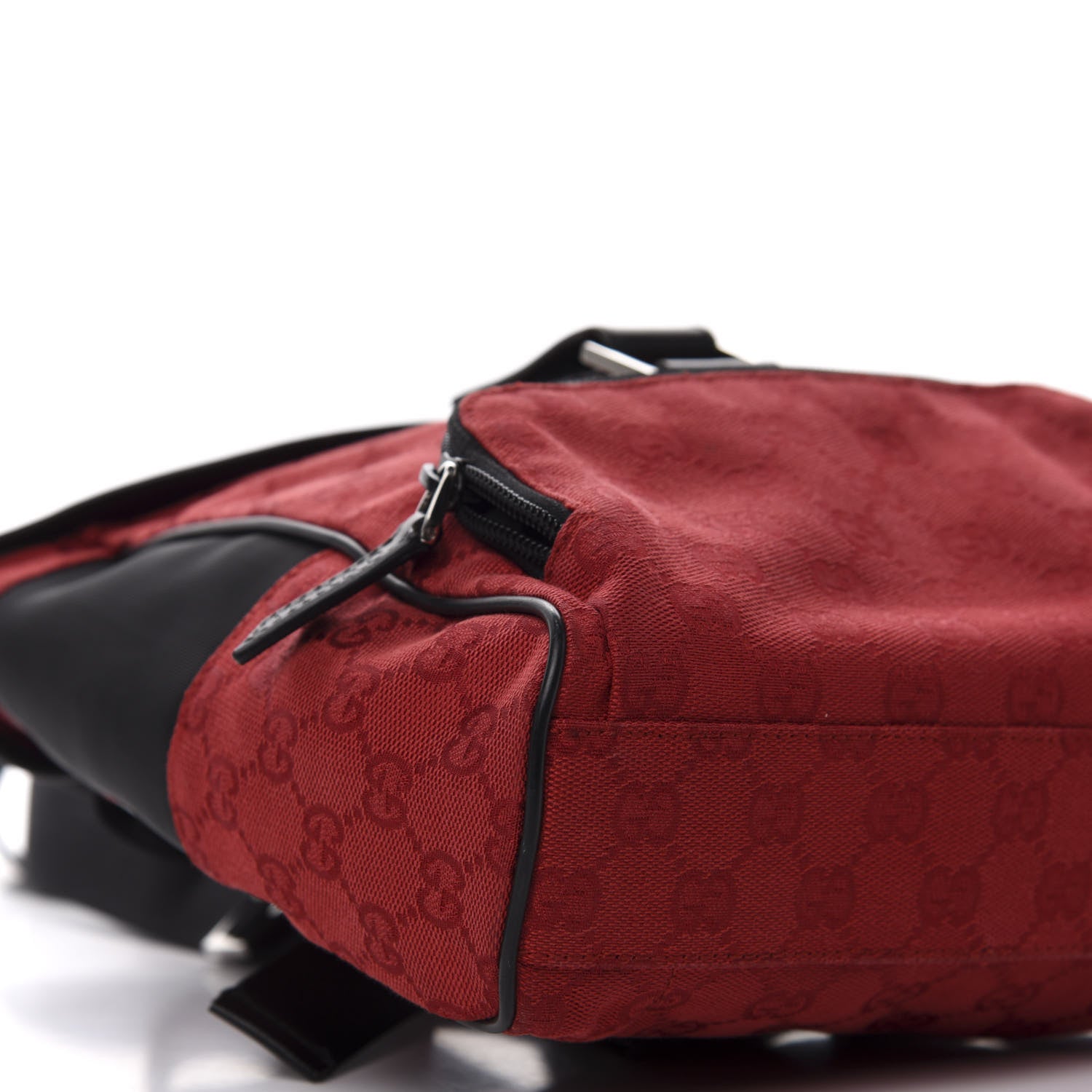 Gucci Monogram Flap Backpack Red 7 of 9