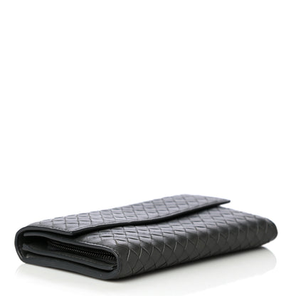 Bottega Veneta Nappa Intrecciato Continental Wallet Grey 4 of 12