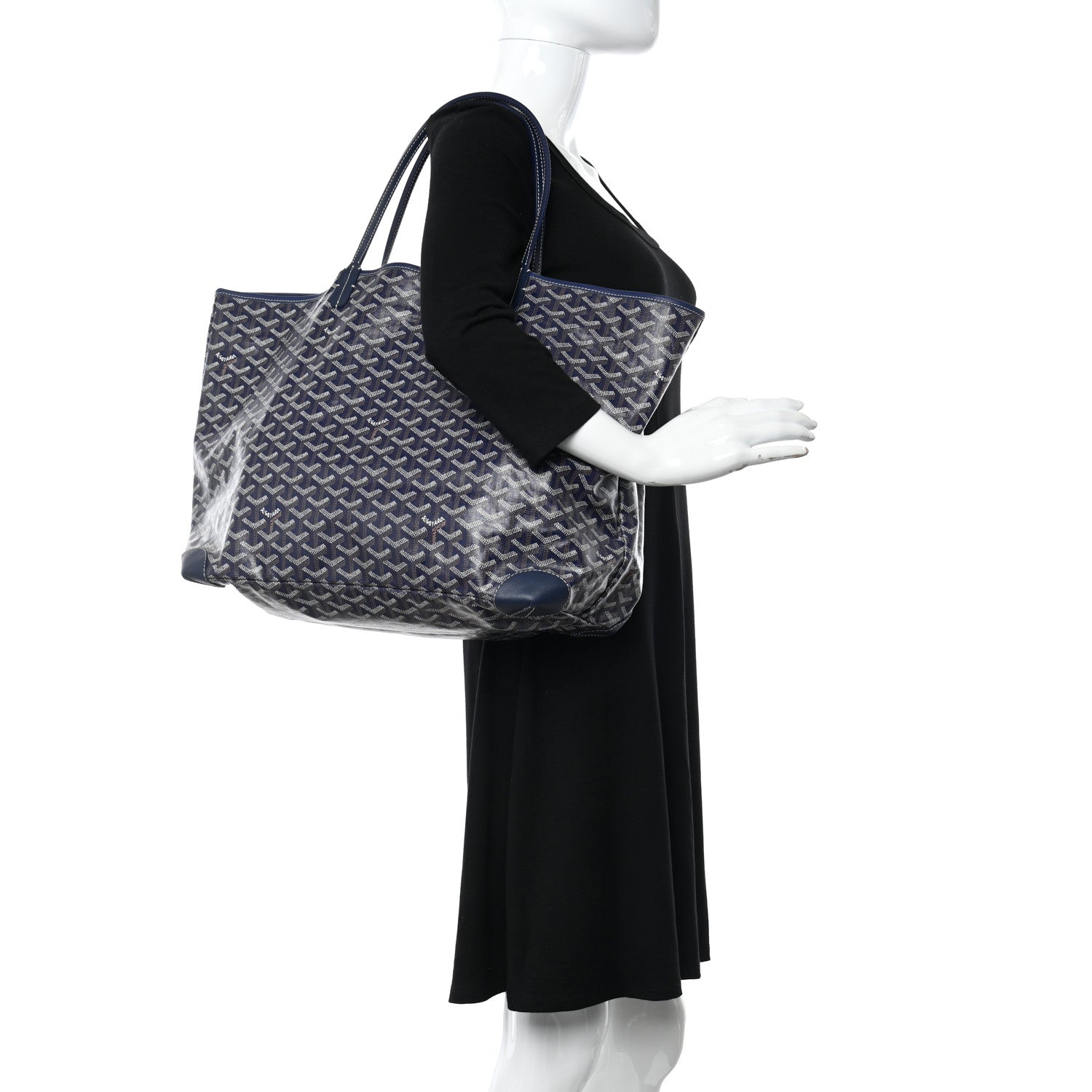 Goyard Goyardine Saint Louis GM Navy 2 of 11