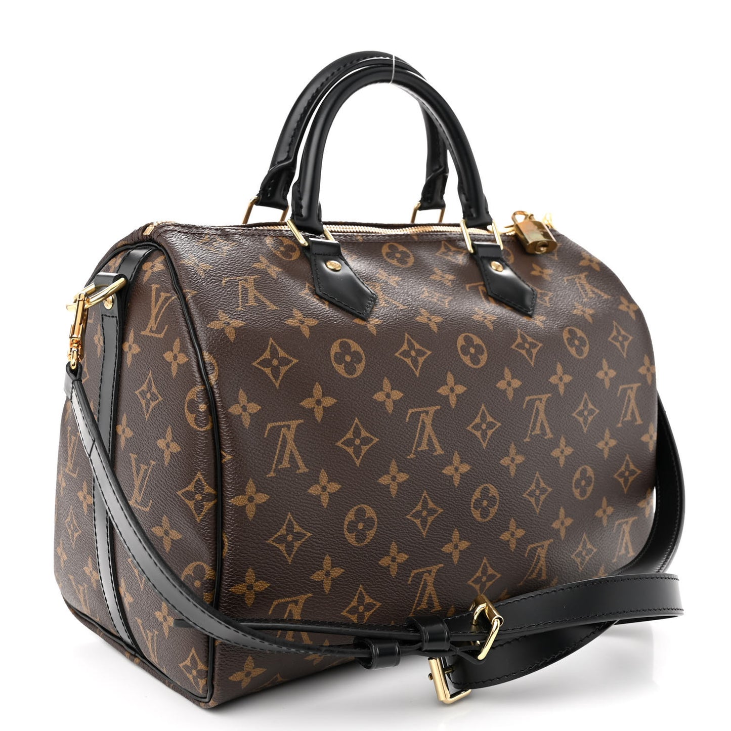 Monogram My World Tour Speedy Bandouliere 30 Black