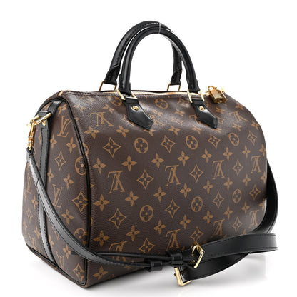 Louis Vuitton Monogram My World Tour Speedy Bandouliere 30 Black 3 of 11